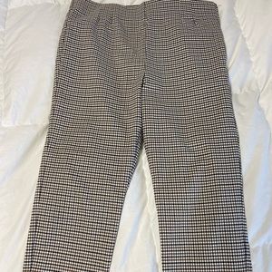 ZARA Checkered Pants